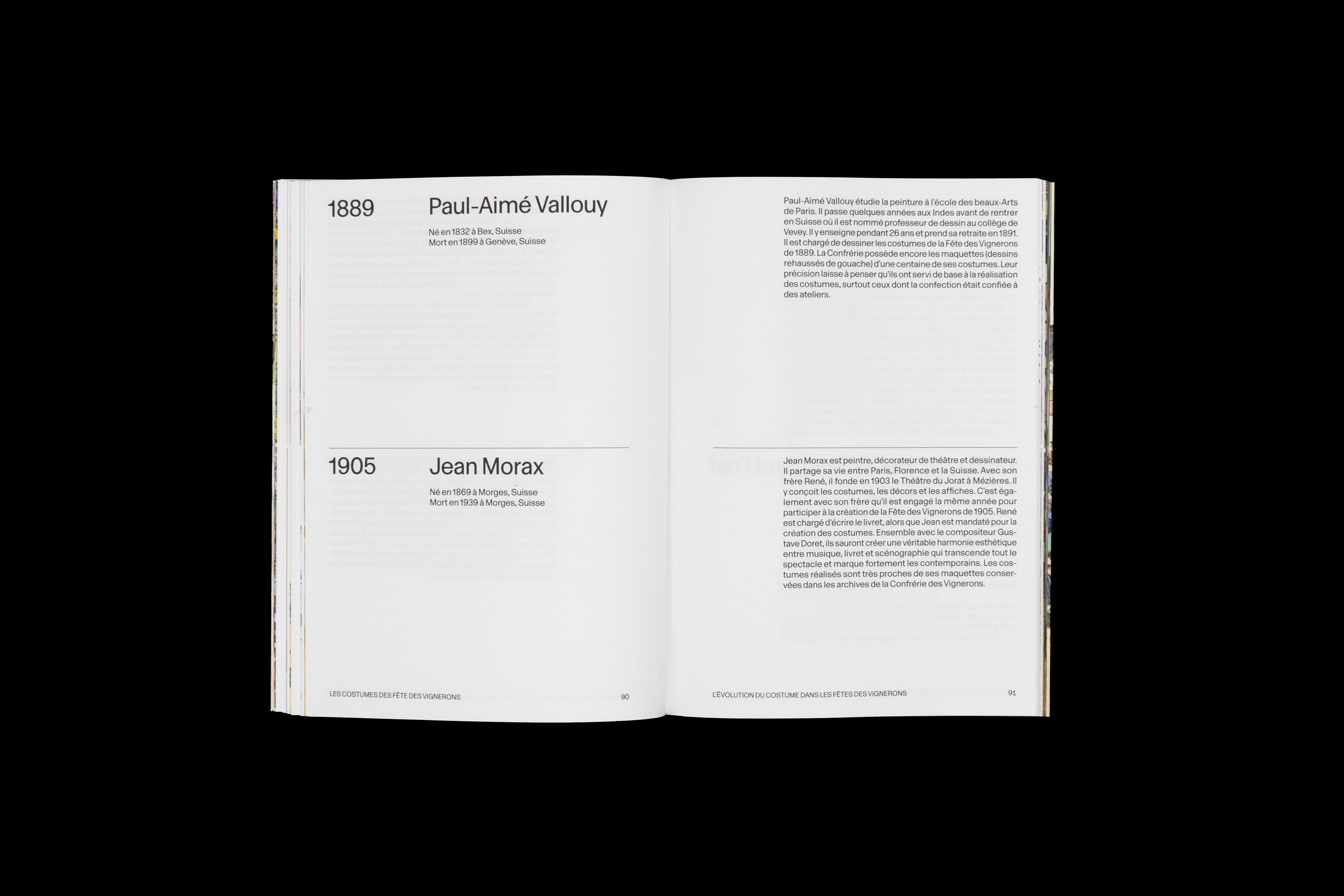 Les costumes des Fêtes des Vignerons