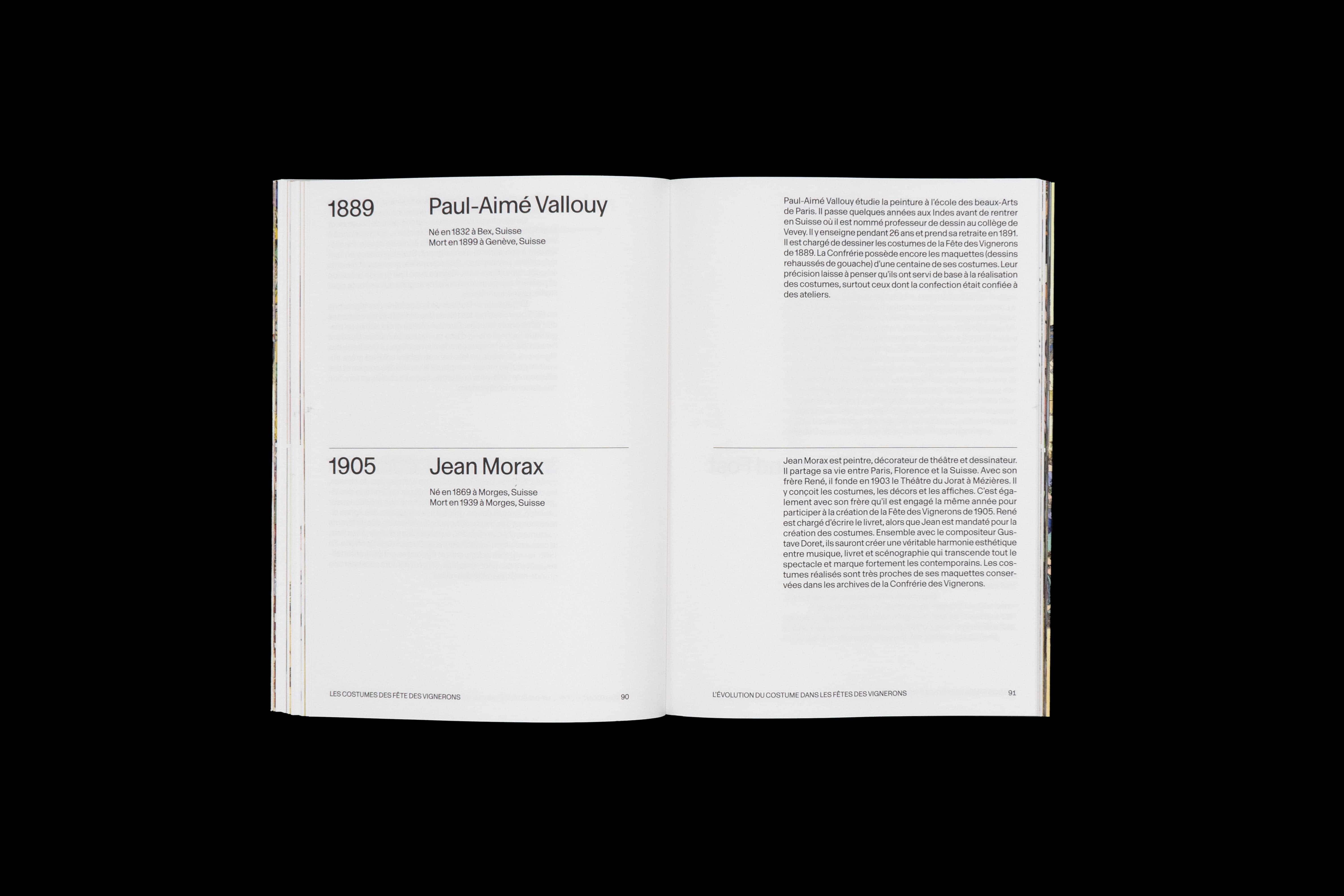 Les costumes des Fêtes des Vignerons