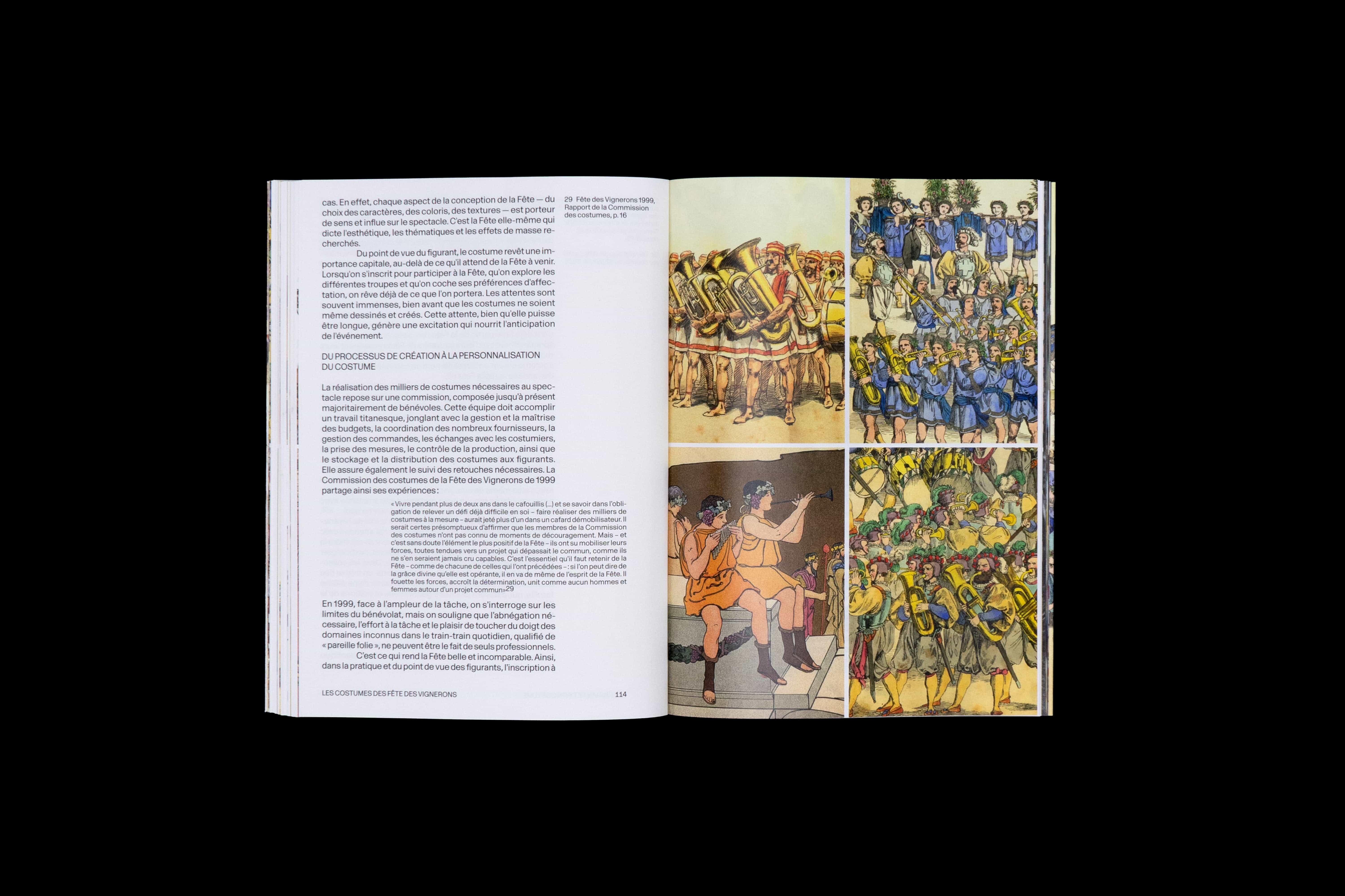 Les costumes des Fêtes des Vignerons