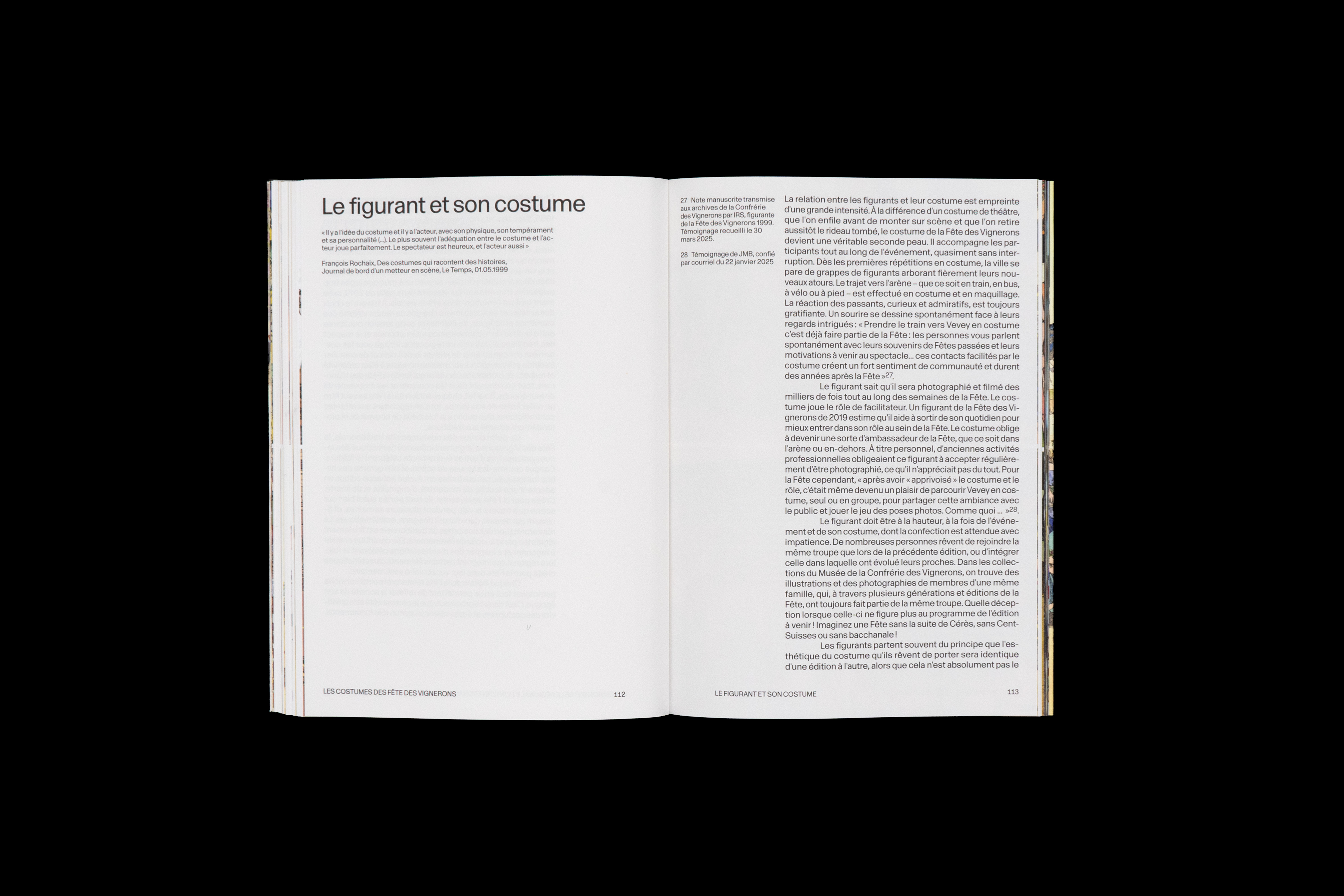 Les costumes des Fêtes des Vignerons