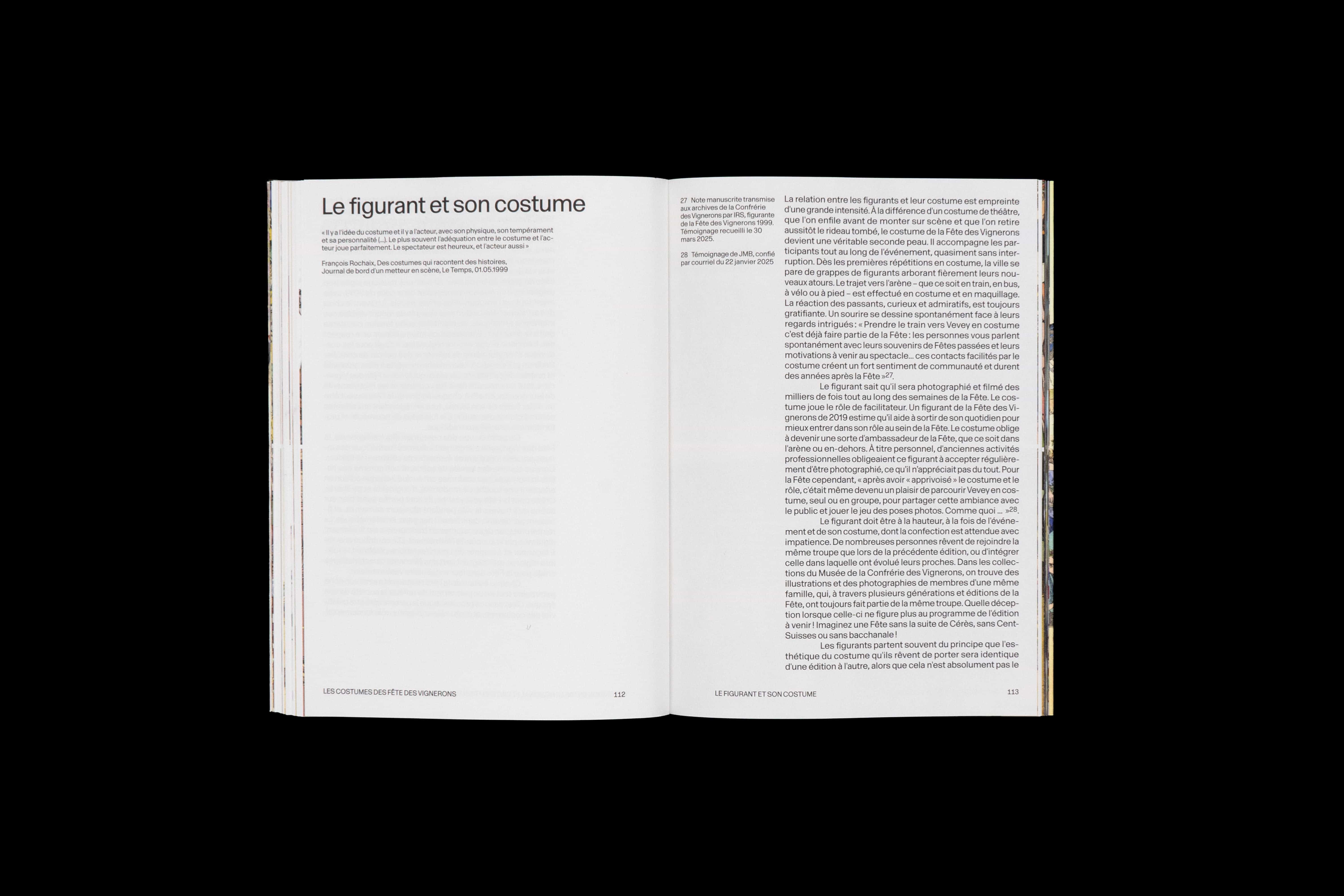 Les costumes des Fêtes des Vignerons